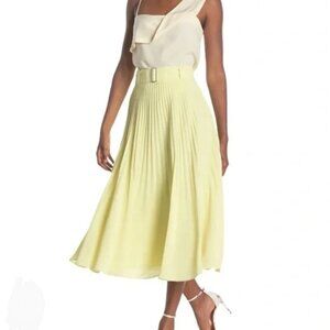 Club Monaco Split Pleated Skirt